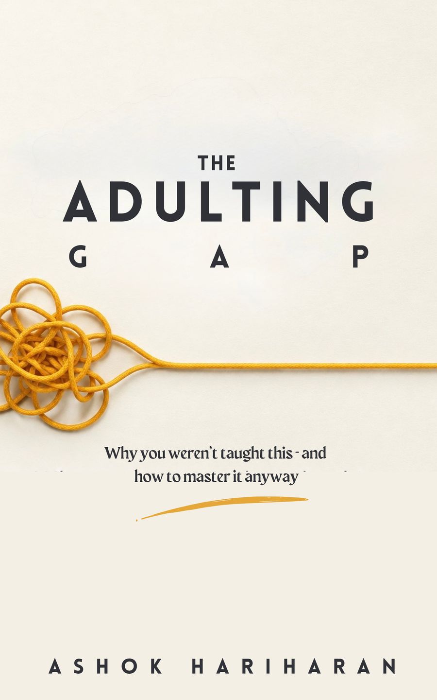 Cover of The Adulting Gap by Ashok Hariharan