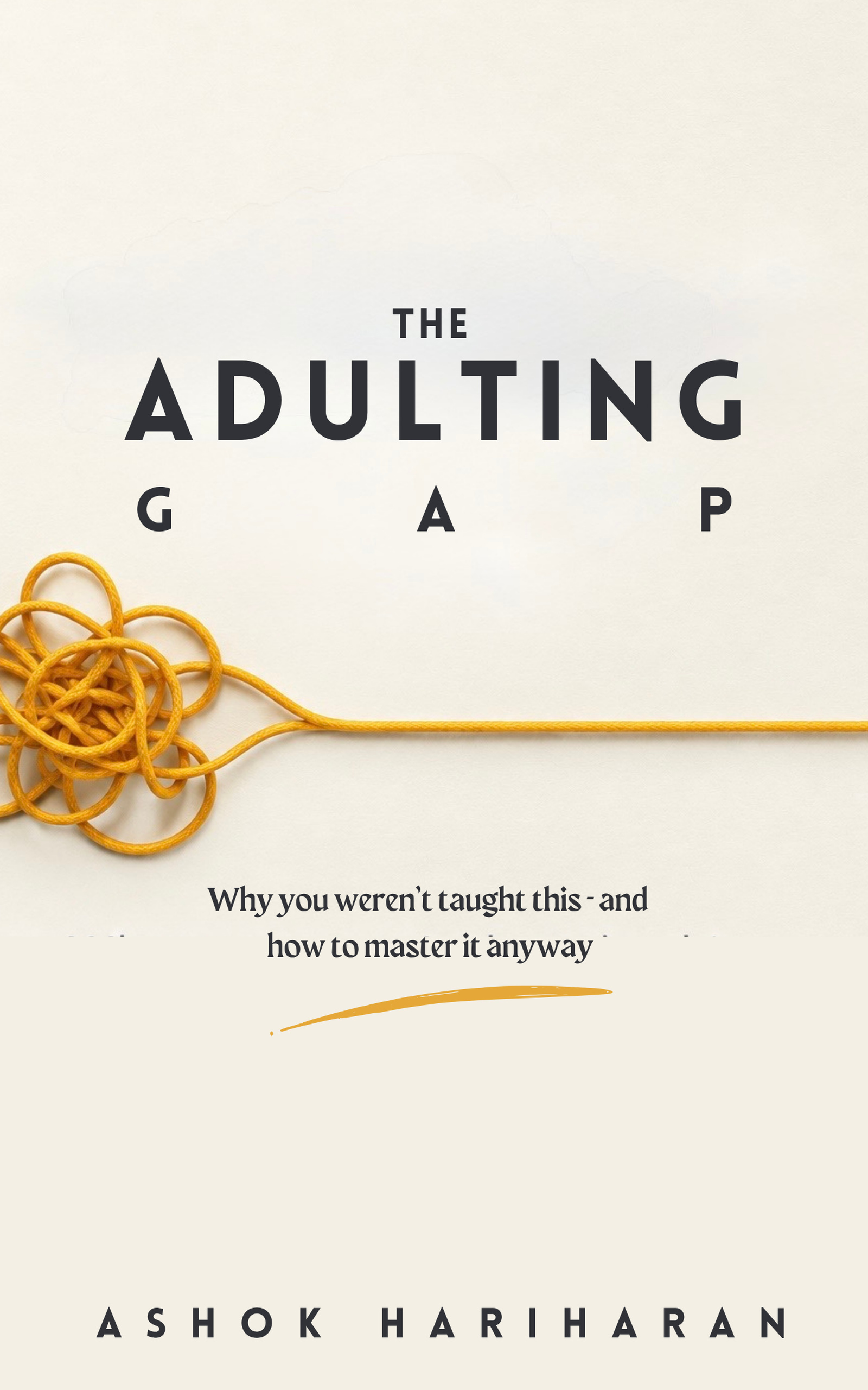 Cover of The Adulting Gap by Ashok Hariharan